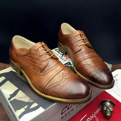 Salvatore Ferragamo Business Men Shoes--090